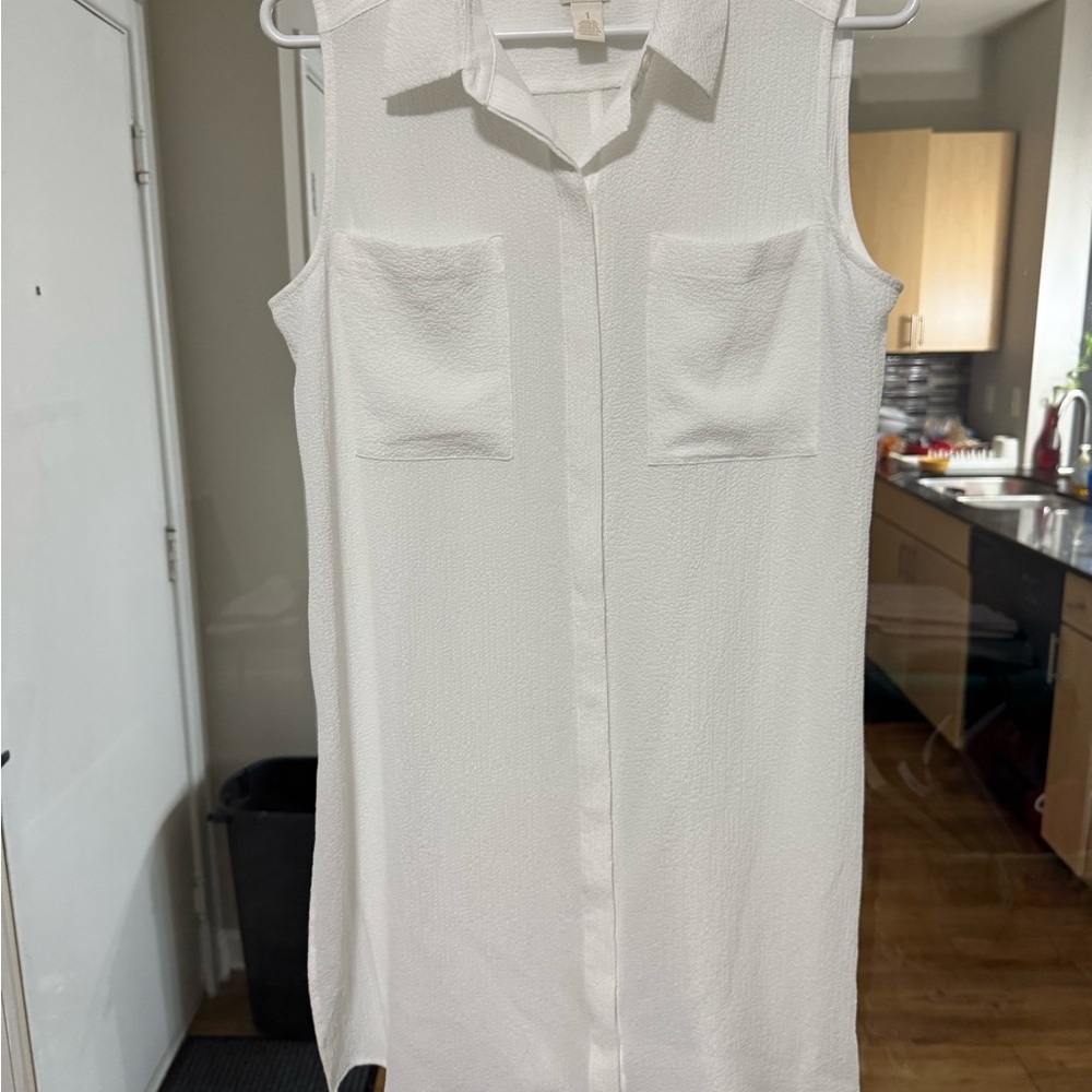 Chico's Elegant Cream Textured Blouse